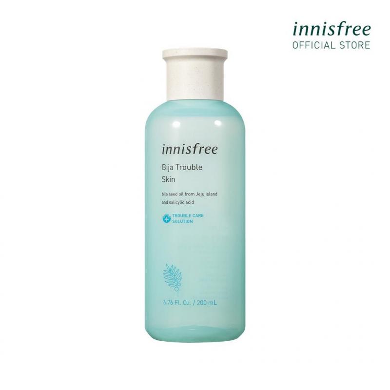 Nước cân bằng dành cho da mụn Innisfree Bija Trouble Skin