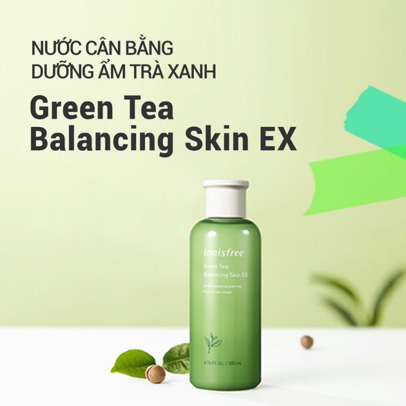 Nước cân bằng độ ẩm innisfree Green Tea Balancing Skin Ex