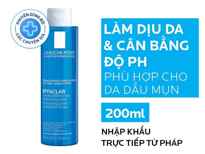 Nước cân bằng giàu khoáng dành cho da dầu mụn La Roche Posay