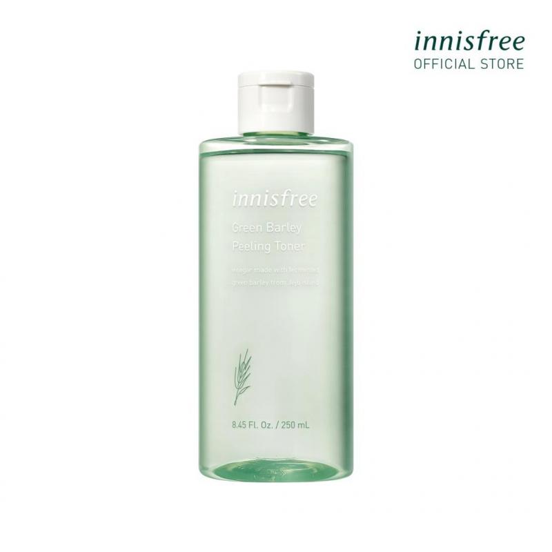 Nước cân bằng tẩy tế bào chết từ lúa mạch xanh innisfree Green Barley Peeling Toner