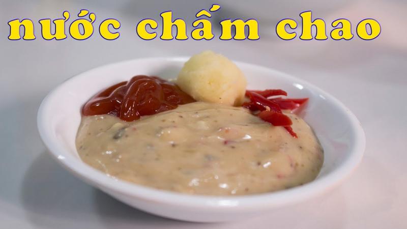 Nước chấm chao và đậu xanh