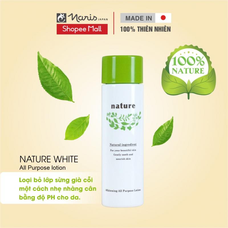 Nước dưỡng da và loại bỏ tế bào chết 2 trong 1 Naris Nature White