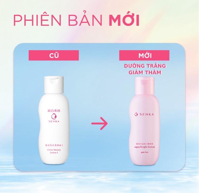 Nước dưỡng Senka Aqua Bright Lotion