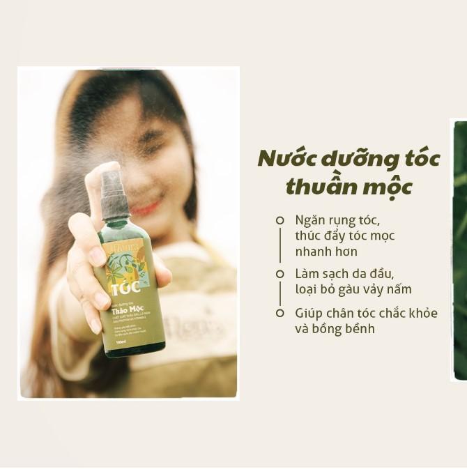 Nước dưỡng tóc thảo mộc the Fleura tinh dầu bưởi