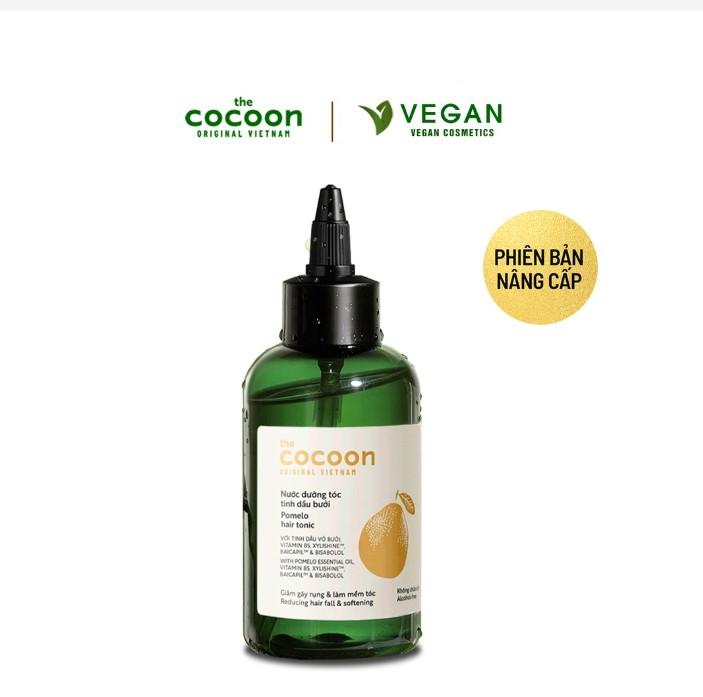 Nước dưỡng tóc tinh dầu bưởi (xịt pomelo hair tonic) Cocoon 140ml thuần chay