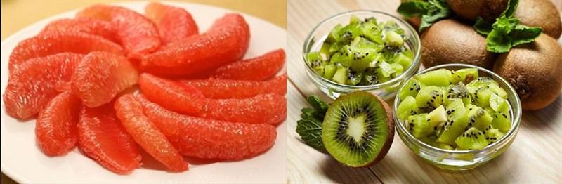 Nước ép bưởi kiwi