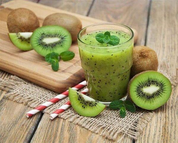 Nước ép kiwi hạt chia