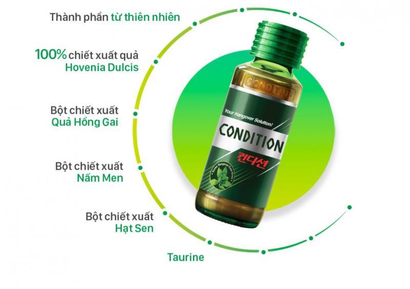 Nước giải rượu Condition