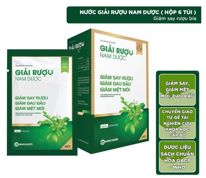 Nước giải rượu Nam Dược