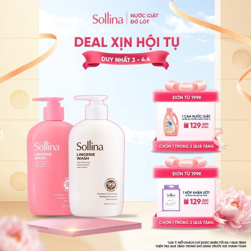 Nước giặt đồ lót chuyên dụng Sollina