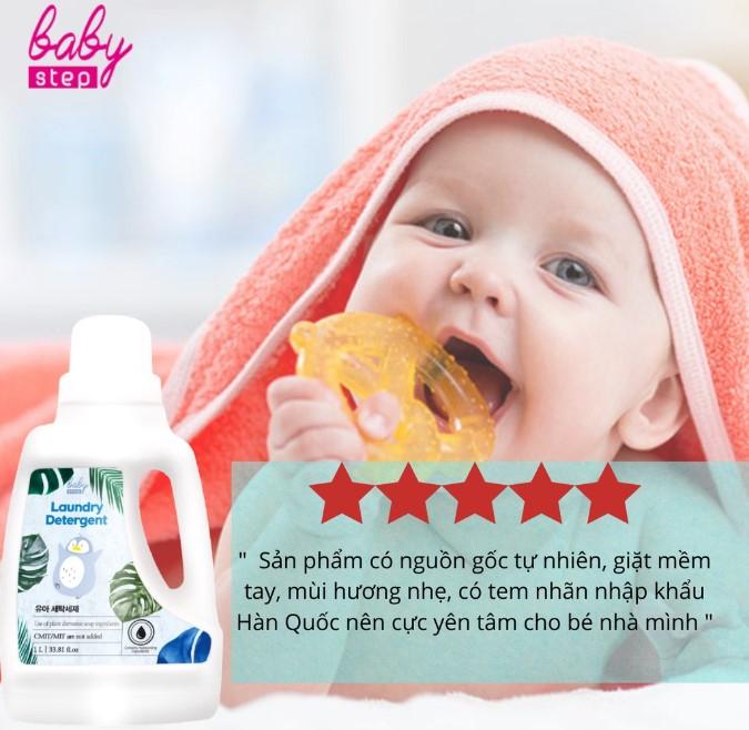 Nước giặt hữu cơ Baby Step