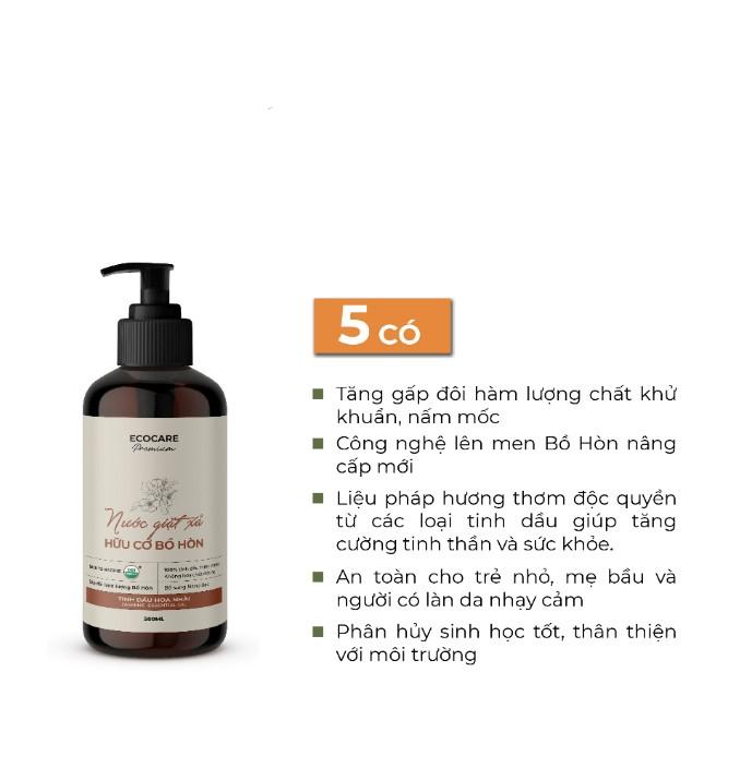 Nước giặt hữu cơ Ecocare Bồ Hòn