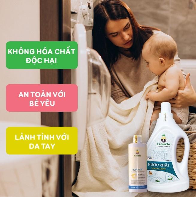 Nước giặt hữu cơ Fuwa3e organic