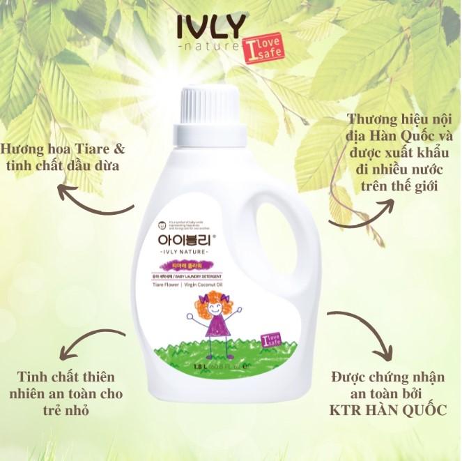 Nước giặt hữu cơ Ivly Nature Hàn Quốc