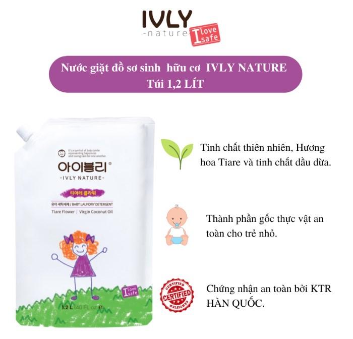 Nước giặt hữu cơ Ivly Nature Hàn Quốc