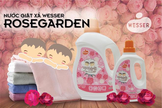 nước giặt xả Wesser hai trong một - Rosegarden