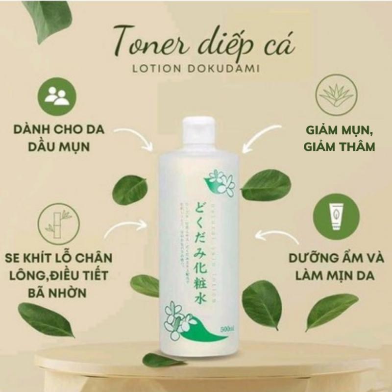 Nước hoa hồng Chinoshio Dokudami Natural Skin Lotion