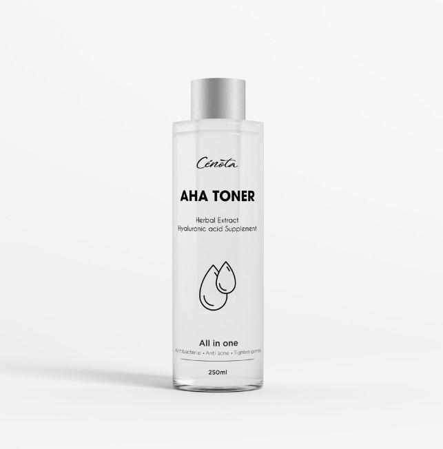 Nước hoa hồng dành cho da mụn Cénota Aha Toner