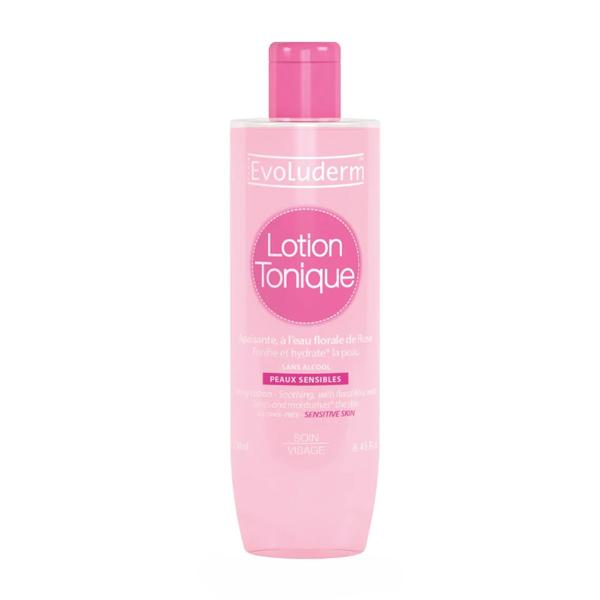 Nước hoa hồng Evoluderm Lotion Tonique dưỡng ẩm và làm sạch da dành cho da nhạy cảm