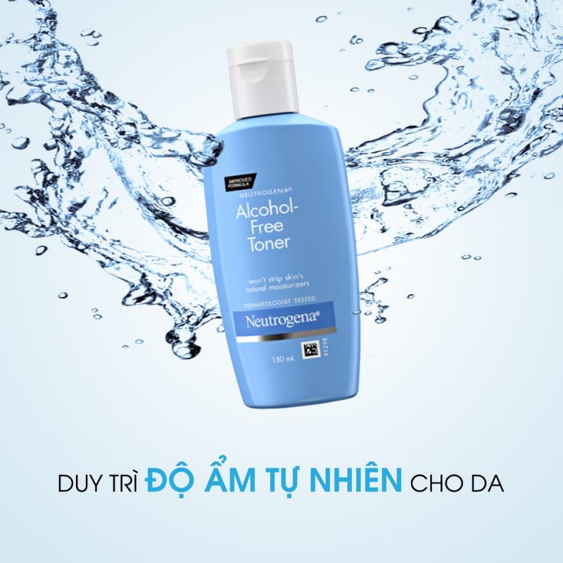 Nước hoa hồng không chứa cồn Neutrogena Alcohol Free Toner