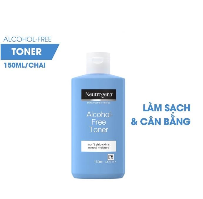 Nước hoa hồng không cồn Neutrogena Alcohol Free Toner