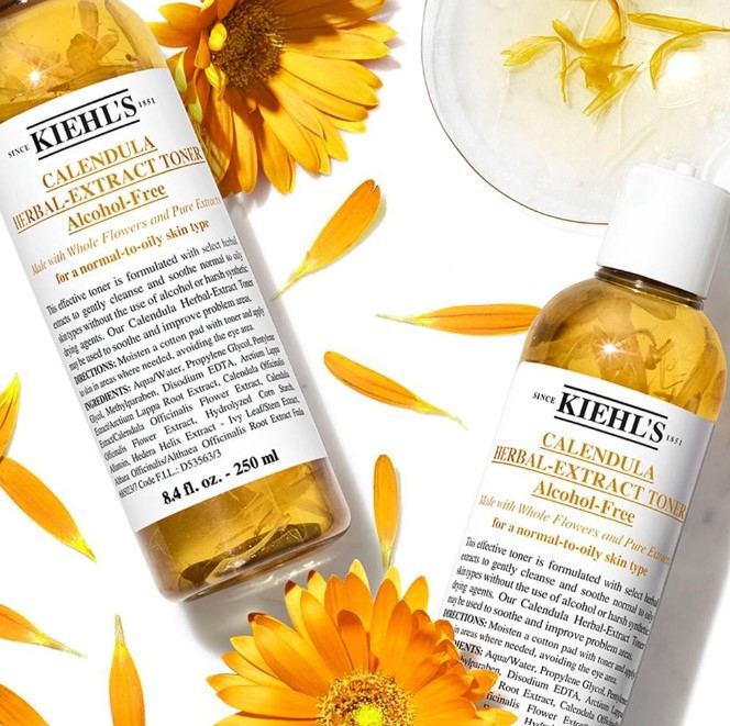 Nước hoa hồng Kiehls Calendula Herbal Extract Alcohol-Free Toner