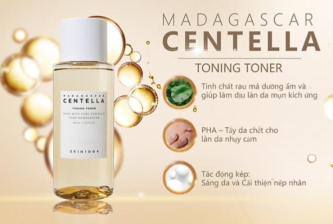 Nước hoa hồng rau má Skin1004 Madagascar Centella Toner