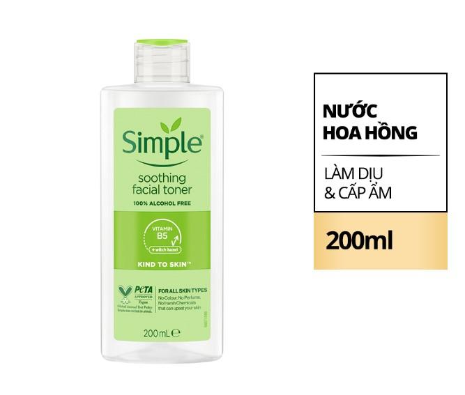 Nước hoa hồng Simple Toner