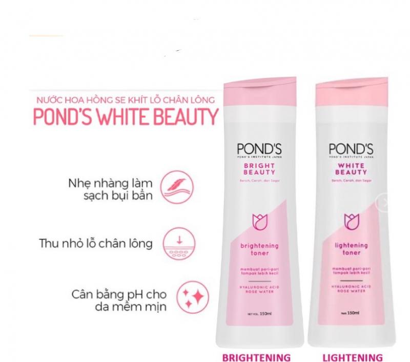 Nước hoa hồng toner Pond's White Beauty