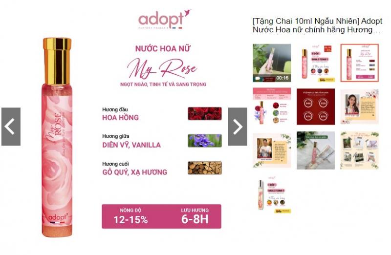 Nước hoa mini Adopt