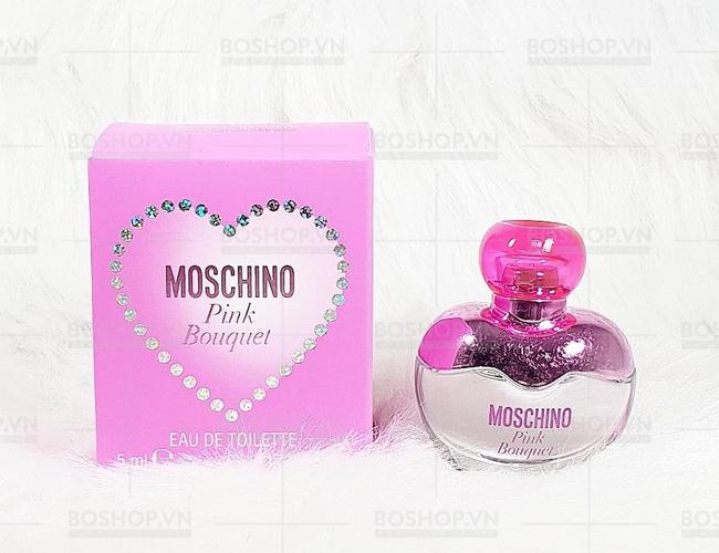Nước hoa mini Moschino Pink Bouquet EDT 5ml WOMEN