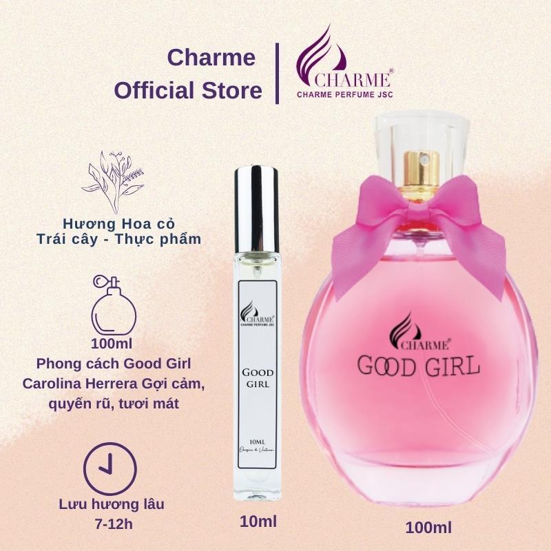 Nước hoa nữ Charme Good Girl 10ml