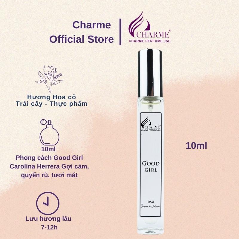 Nước hoa nữ Charme Good Girl 10ml