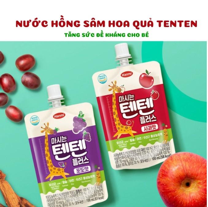 Nước hồng sâm hoa quả TenTen