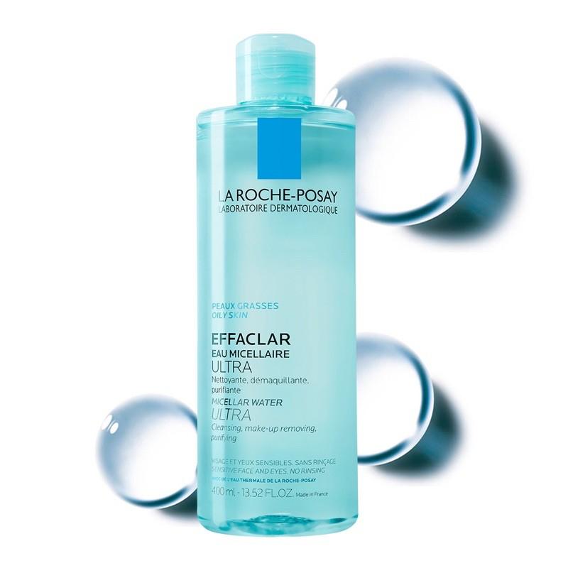 Nước làm sạch sâu tẩy trang cho da dầu nhạy cảm La Roche-Posay Effaclar Micellar Water