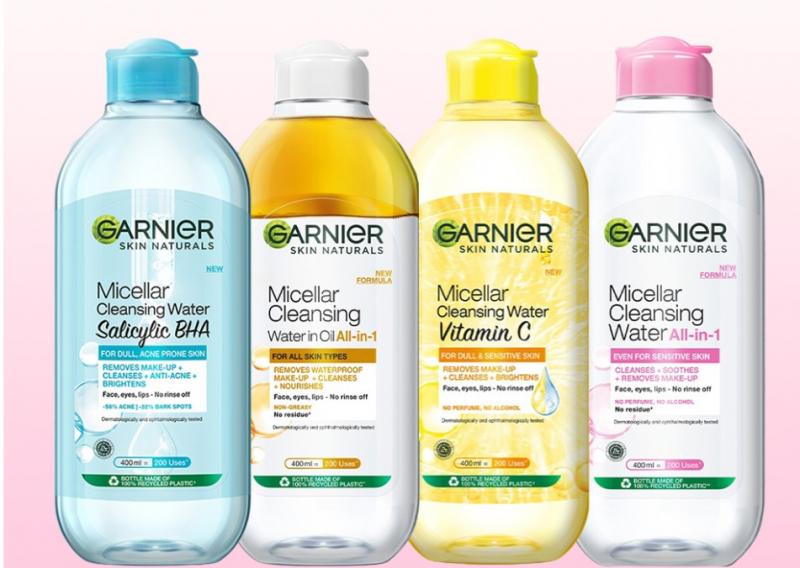 Nước làm sạch và tẩy trang cho mọi loại da Garnier Micellar Cleansing Water