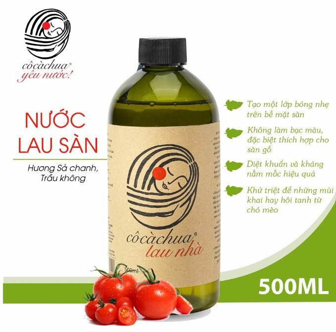 Nước lau sàn Cô Cà Chua hương sả chanh