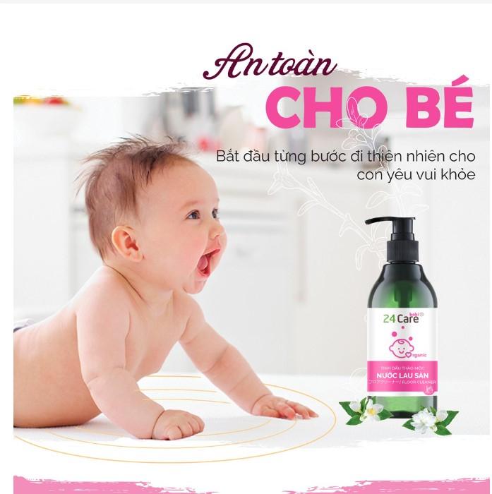 Nước lau sàn đuổi muỗi hữu cơ 24CareBaby