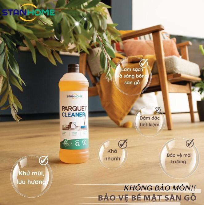 Nước lau sàn gỗ Stanhome Parquet Cleaner