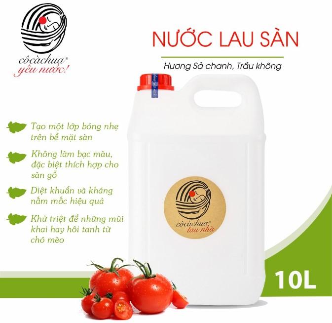 Nước lau sàn nhà gỗ hữu cơ Cô Cà Chua