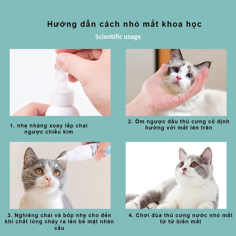 Nước nhỏ mắt cho chó mèo Hipipet Eye Drops