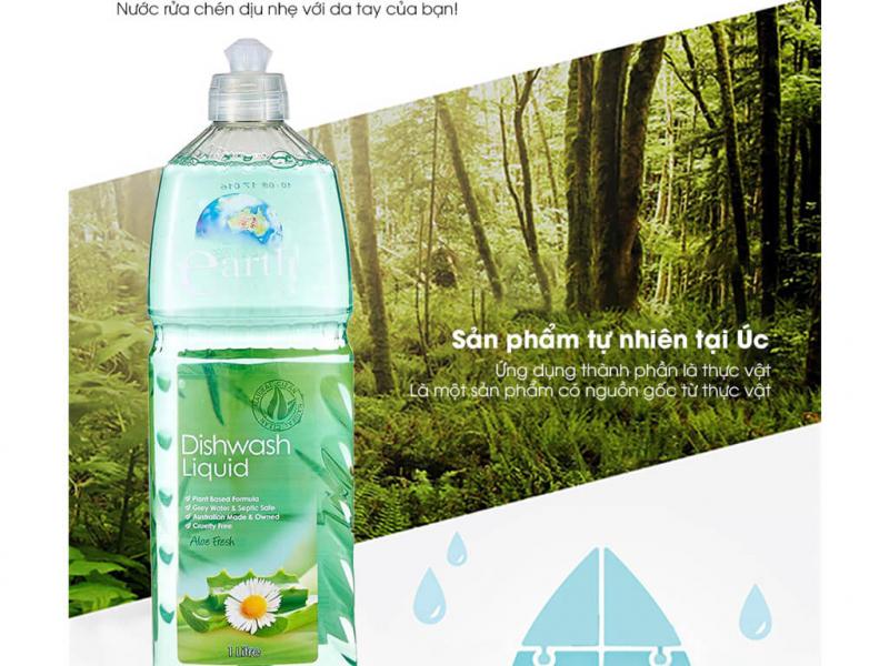 Nước rửa chén hữu cơ Earth Choice