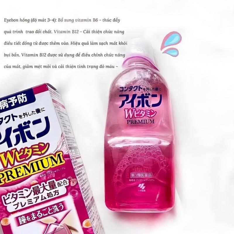 Nước rửa mắt Eyebon W Vitamin Kobayashi S Select Nhật Bản