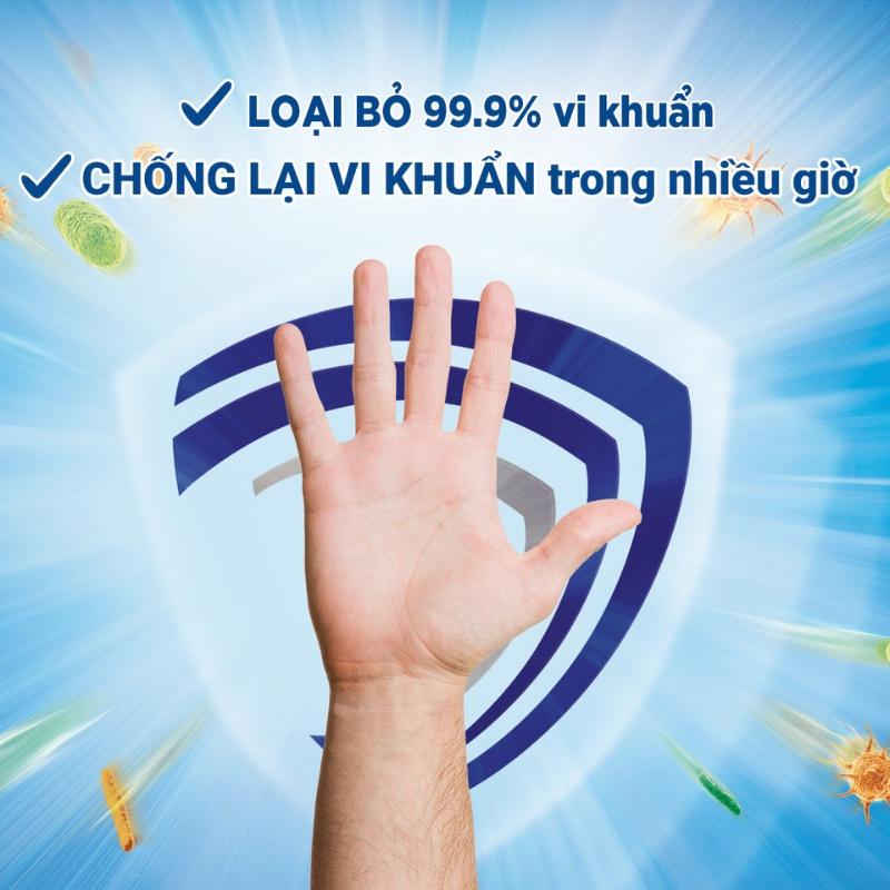 Nước rửa tay Safeguard loại bỏ 99.9% vi khuẩn