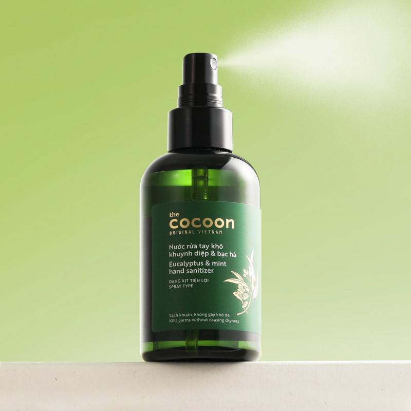 Nước rửa tay khô khuynh diệp & bạc hà Cocoon