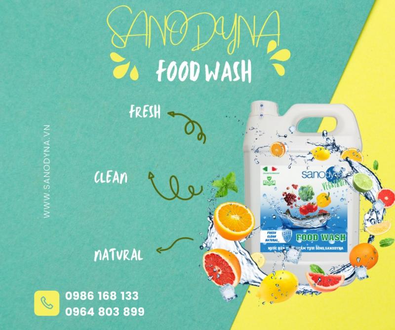 Nước rửa thực phẩm, rau củ quả Sanodyna Food Wash