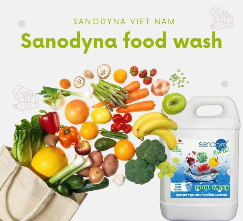 Nước rửa thực phẩm, rau củ quả Sanodyna Food Wash