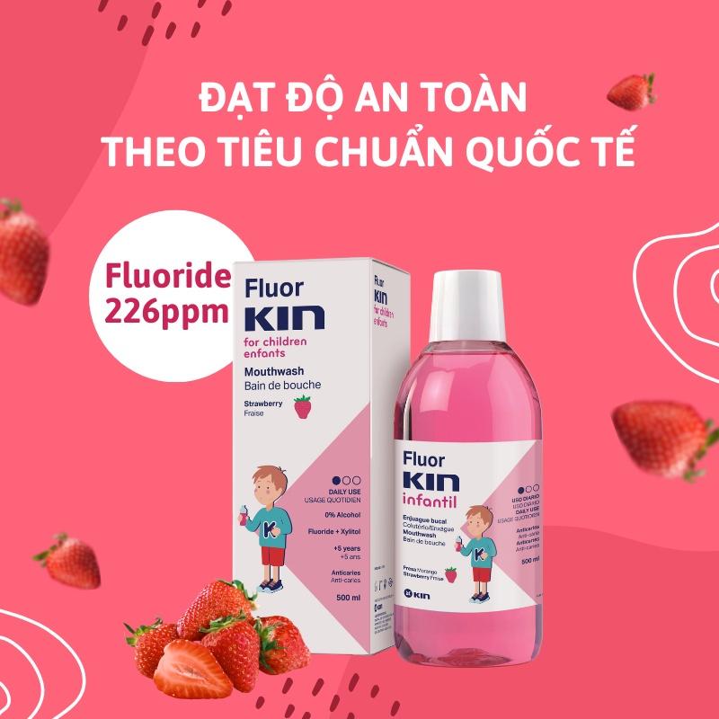 Nước súc miệng cho bé Fluor Kin Infantil