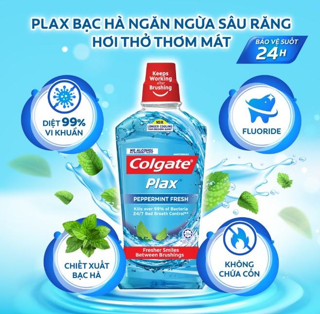 Nước súc miệng Colgate