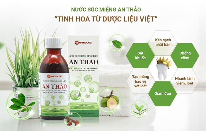 Nước súc miệng dược liệu An Thảo